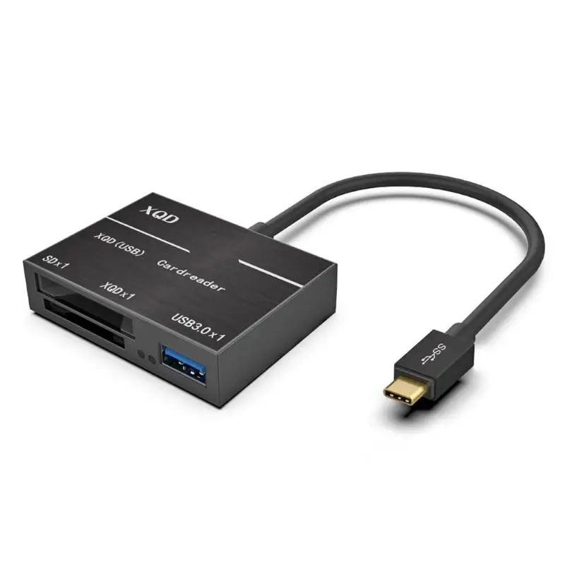 

USB 3.0 Type-C USB-C to XQD Memory Card Reader 500MB/s High Speed Camera Kit Adapter for Sony G Series