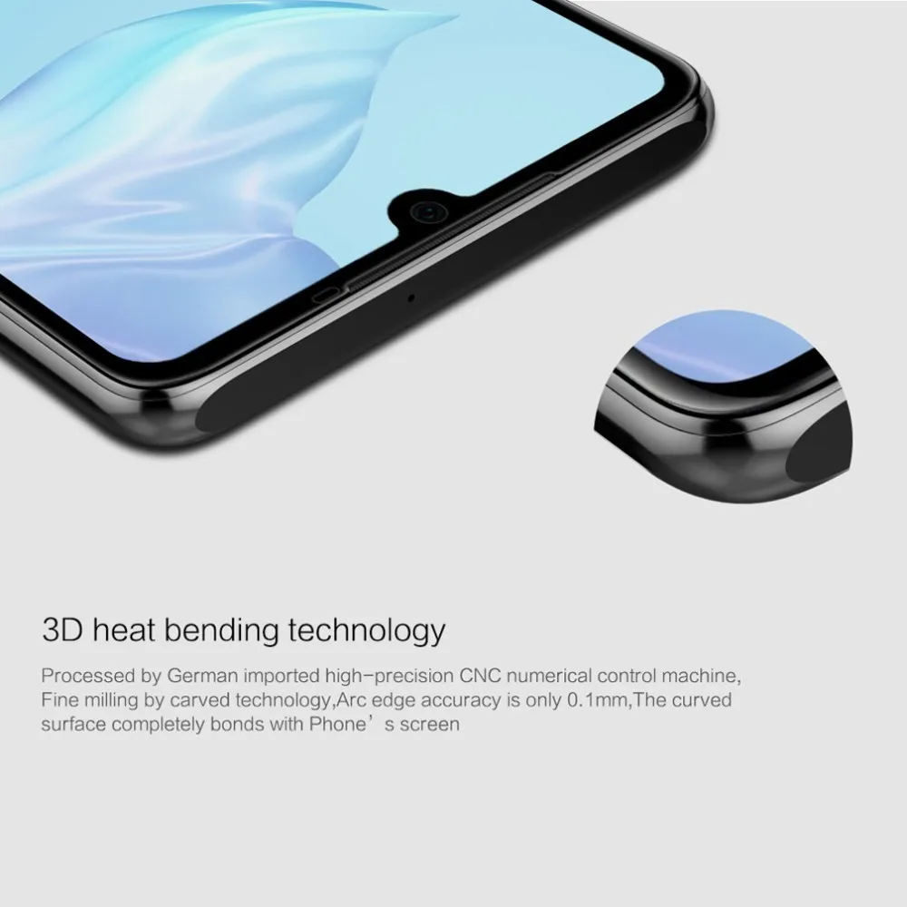 Ceny Dla Huawei P30 szkło hartowane dla Huawei P30 Pro szkło 3D Nillkin CP + Max pełna osłona ekranu