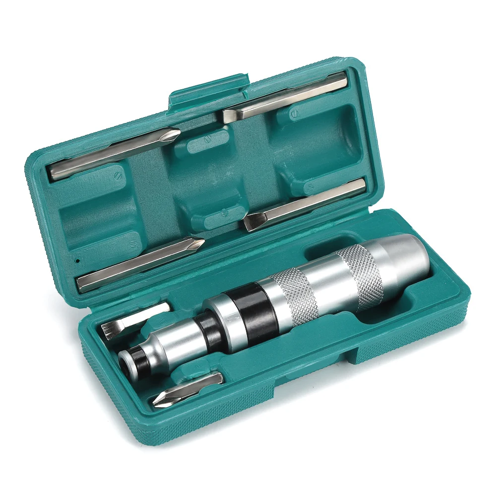 

7 PCS Multi-function Impact Batch Screwdriver Hand Tool Set Strong Torque High Hardness Bits Cross Flat Screwdriver