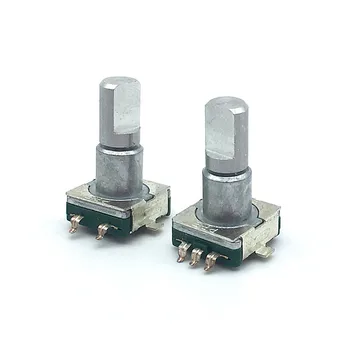 

5pcs /lot Rotary Encoder Switch EC11 With Push Switch 30 Position 5pin SMD Type Handle Length 17mm Half Shaft