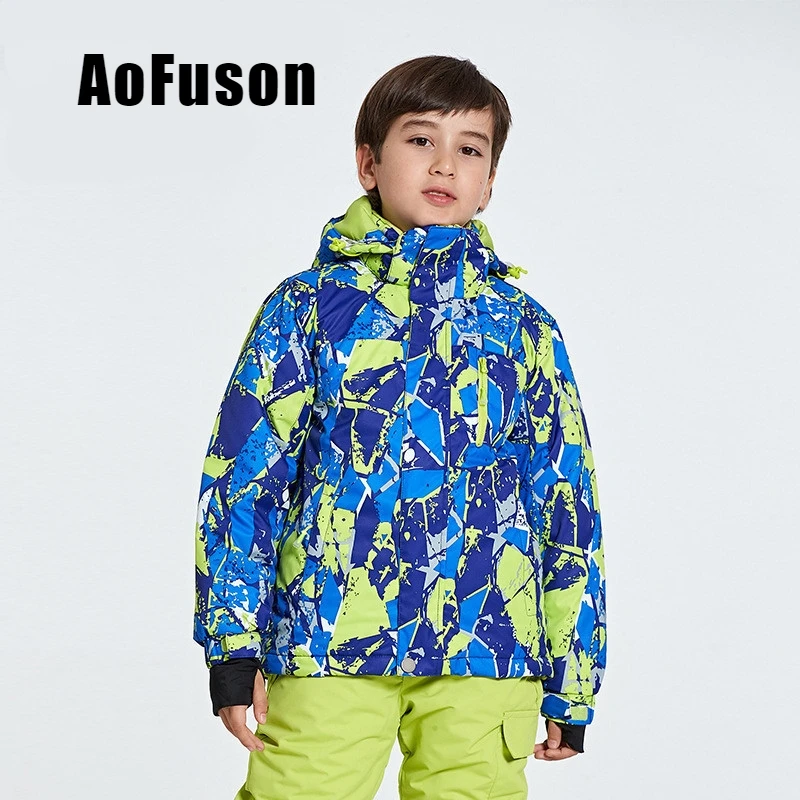

Professional Kids Ski Jackets Waterproof Windproof Winter Warm Thick Snowboard Coat Skiing And Snowboarding Child Coat Boy Girls