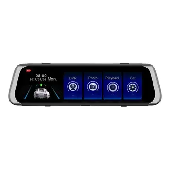 

Phisung 1296P Car DVR Camera Dual Lens DVRs Car Camera Dashcam 2.5D Smart Rearview Mirror FHD G-sensor Night Vision Dash Cam