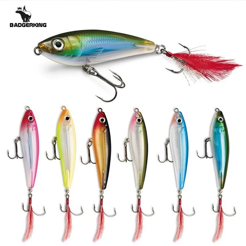 

8cm/12g top water pencil fishing lure wobblers minnow surface dog walking whopper plopper hardbait popper for outdoor poper