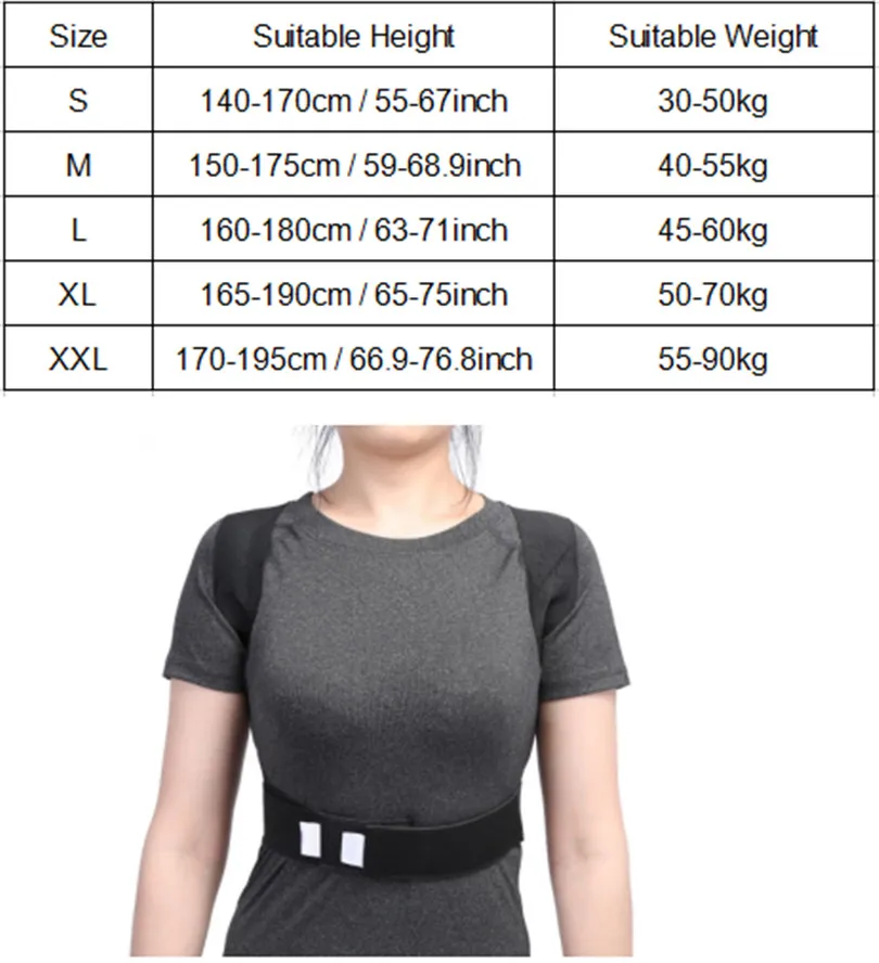 Взрослый корсет для коррекции осанки позвоночника поддержка пояса плеча спины терапия поддержка плохой фиксатор для коррекции осанки пояс для женщин и мужчин
