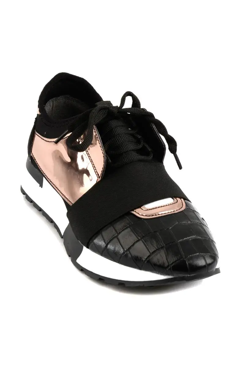 Бэмби черный розовое зеркало Для женщин обувь E0242102011