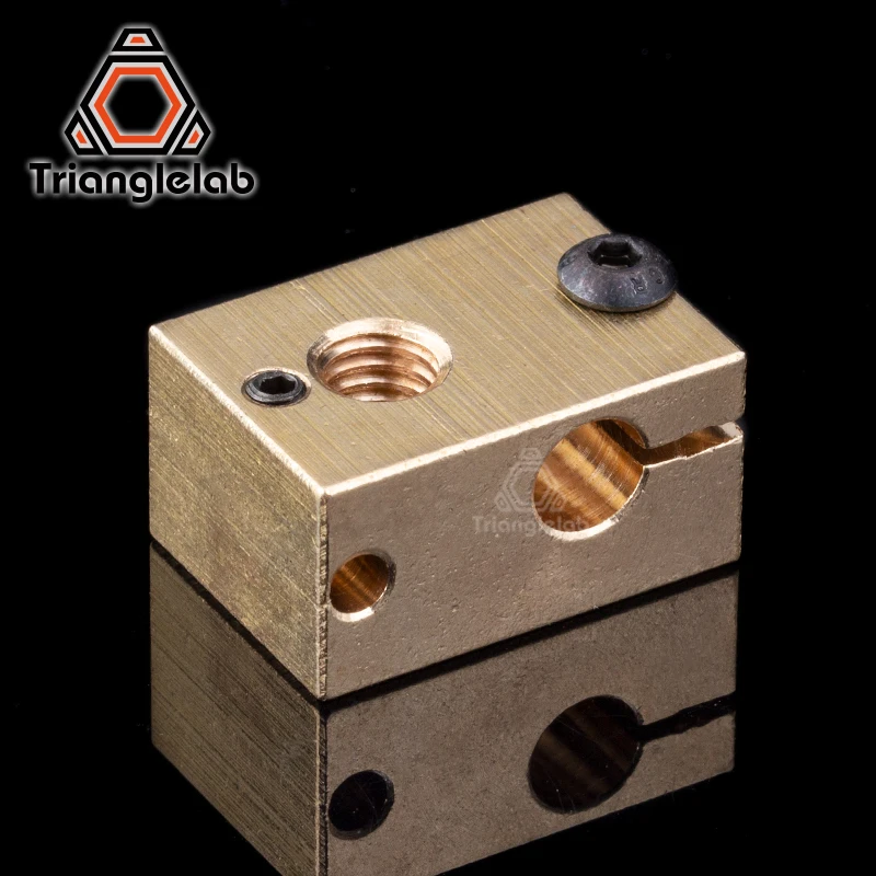النحاس النحاس سخان كتلة ل E3D النحاس hotend ل 3D طابعة عالية درجة الحرارة ل صلابة الفولاذ V6 الفوهات/titan الطارد