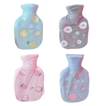 

Japanese Korean Style Cute Girl Water Injection Hot Water Bag Portable Explosion-Proof Hand Warmer Plush Washable Hot Water Bag