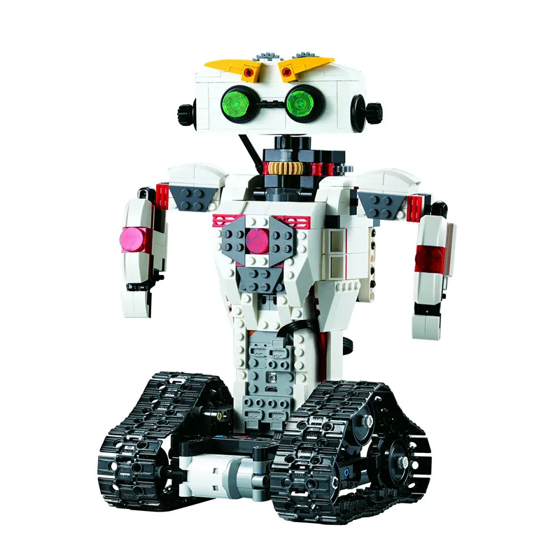 

Cada Double E 710pcs Intelligent Robot Electric Remote Control Scorpion Compatible Assembly Building RC Block Transformation