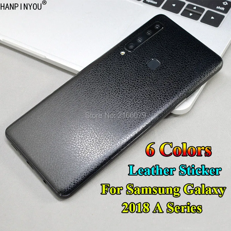 

For Samsung Galaxy A7 A8 Plus A9 Pro 2018 2019 A6s A8s A9s Full Cover Back Matte Decal Imitation Leather Sticker Protect Film