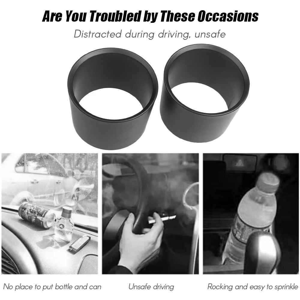 

Auto Accessories 2Pcs Water Cup Stopper Simple Cup Setting Tool car cup holder for Tesla Model 3