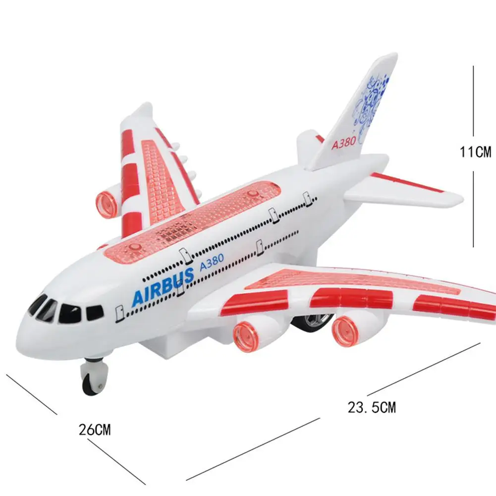 LeadingStar A380 Airbus игрушки RC самолет с музыкальными огнями большой электрический