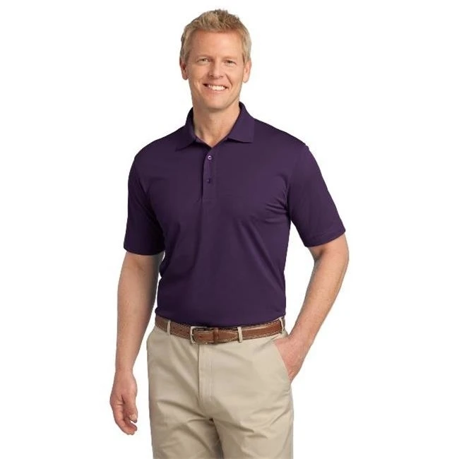 Port Authority K527 Tech Pique Polo T-Shirt Regal Purple - Extra Large |