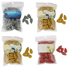 45 шт сосуд для благовоний башня для благовоний аромат башня для благовоний смешанный запах ароматерапия лаванда; Жасмин конусные благовония с возвратным потоком