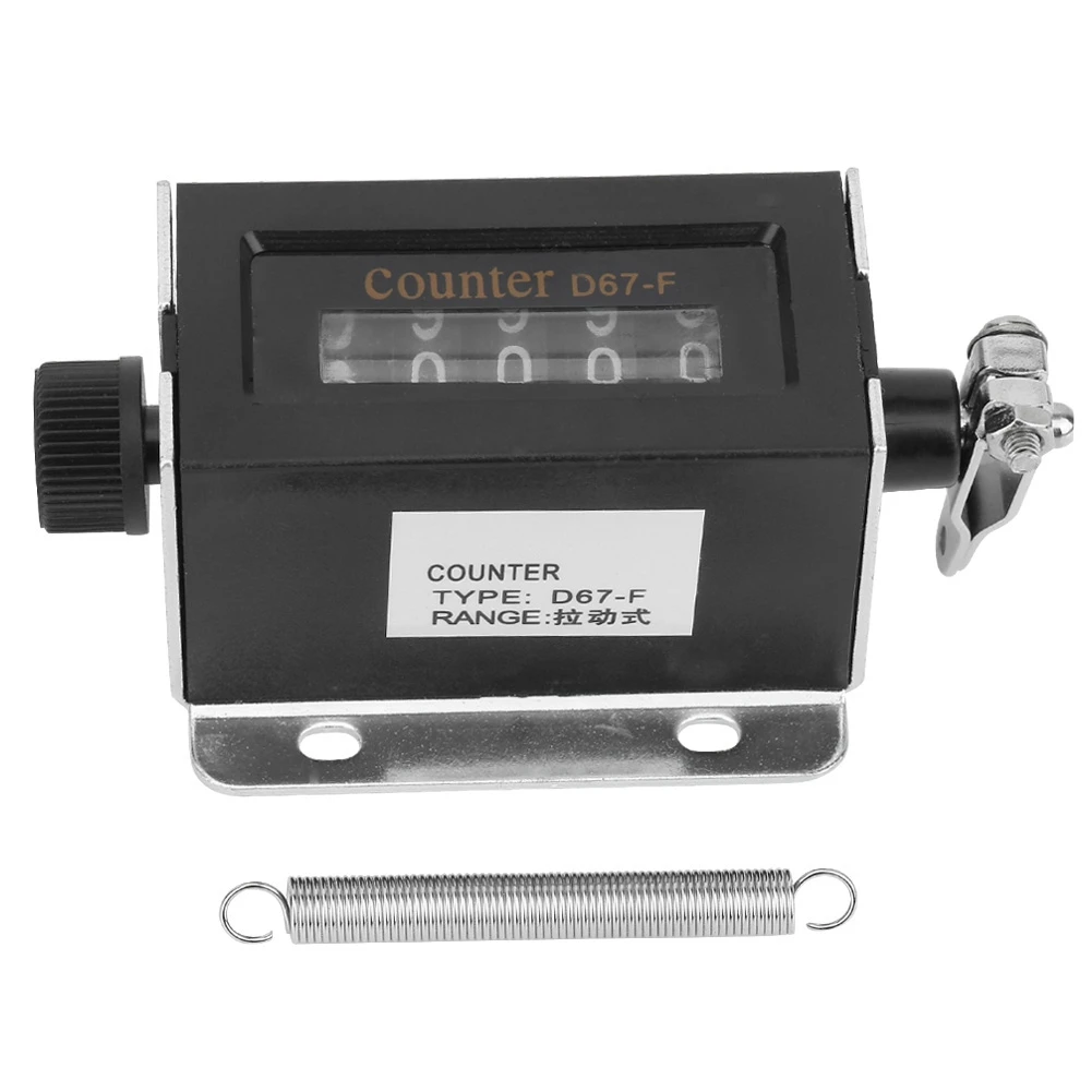 Mini Digital Counter 0-99999 5 Digit Number Hand Tally Click Timer Mechanical Resettable Manual Pull Stroke Counter D67F hand tally counter electronic counter