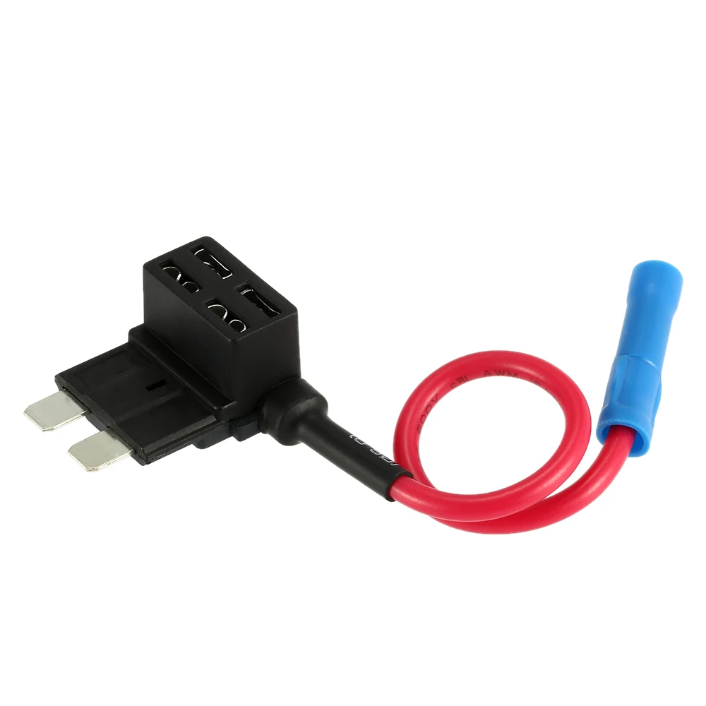 

KKMOON 12V 30A Standard Fuse Holder Car Automotive Circuit Security A Dual Circuit Fuse Adapter Holder