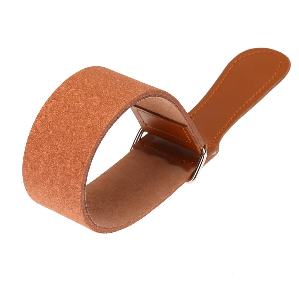 

Pro Barber Double-layer cattlehide Leather Shaving Strop Straight Razor Sharpener Strap Belt Necessary Shaving Strap Tool