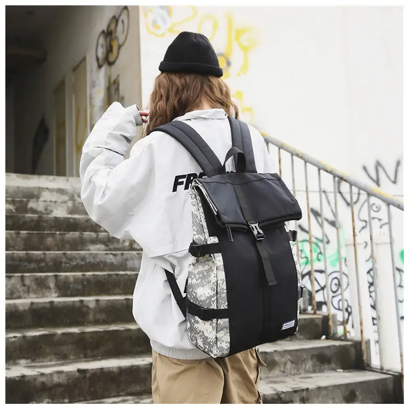 

Tuladuo New School Backpacks For Girl Boy Travel Bag Large Capacity Women Shoulder BagPack Rucksack Soft Canvas Mochlia Feminina