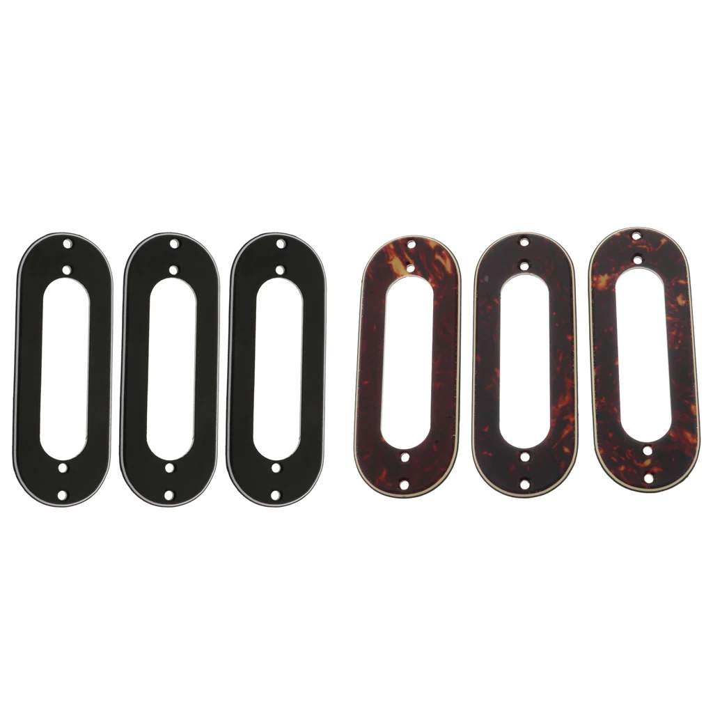 

3pcs Metal Single Coil Pickup Mounting Ring for ST Style Guitar Replacements Parts Accessories
