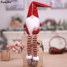 Рождественское украшение безликие длинные ножки Санта-Клаус Кукольный дом, вечерние и т. д. окно 0,13 кг кулон