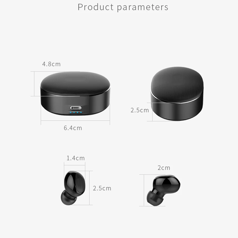 TWS беспроводные Bluetooth наушники для телефона спортивные мини настоящие 5 0