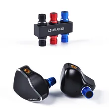 LZ A6 Мини пьезо динамический BA+ DD 2 единицы в ухо наушник сбалансированный с динамическим Hifi музыкальный монитор с MMCX интерфейсом A5 наушники