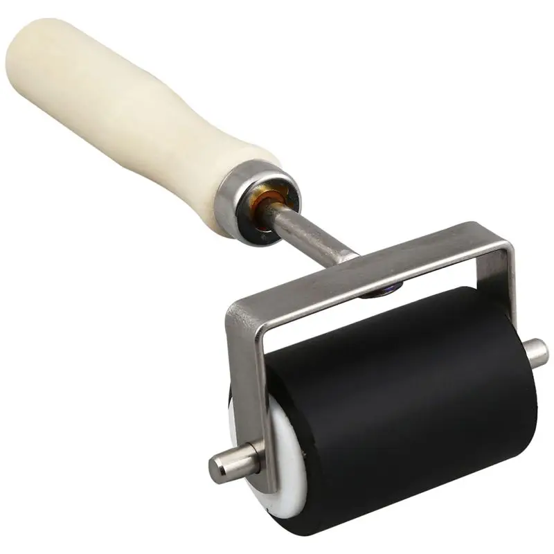 HLZS-5cm Сверхмощный жесткий резиновый ролик для печати чернил Lino Brayer художественный инструмент для рукоделия диаметр 3 см
