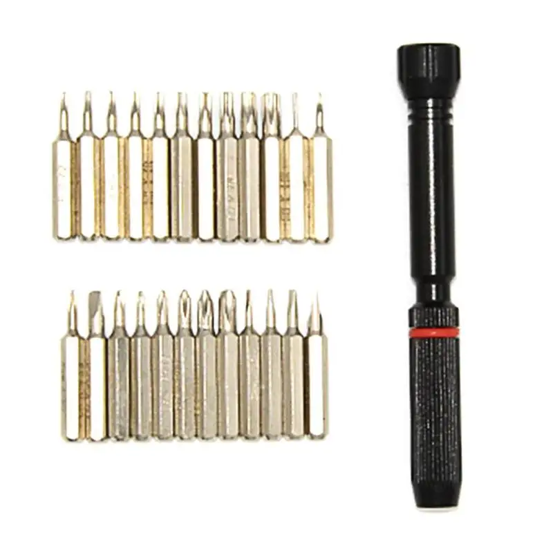 

25 in 1 Chrome Vanadium Alloy Steel Screwdriver Set Opening Repair Tools Kit Screwdriver Set for Mobile Phone Cellphone