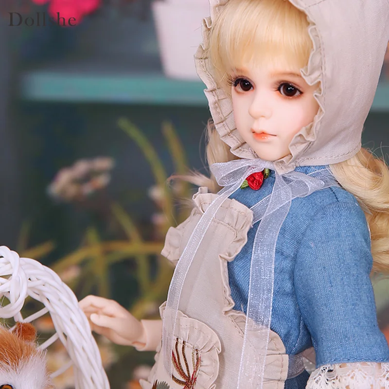 BJD куклы Dollshe Rosa Classic 1/4 6 г довольно невинная высокое качество девушка из смолы игрушки лучший подарок DS Oueneifs