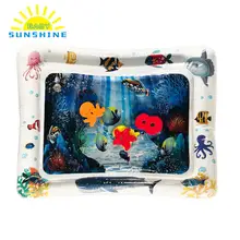 Новое Детское Надувное водяное сиденье Размер s/L младенческий животик время игровой коврик малыш забавная подвижная игра центр водяное сиденье для малышей
