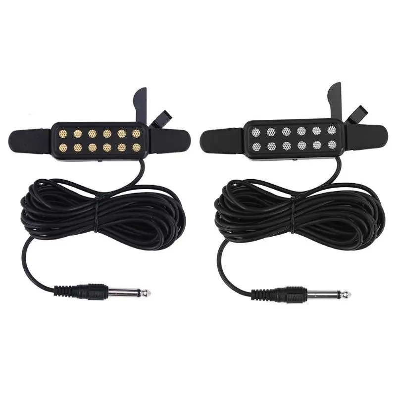 12 hole Classic Acoustic Guitar Sound Hole Pickup Transducer Amplifier