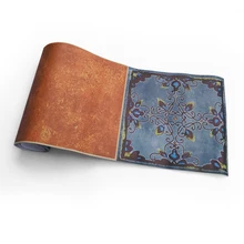 Обои наклейка в скандинавском стиле ПВХ имитация плитки Настенная Наклейка масляная наклейка для спальни кухня гостиная