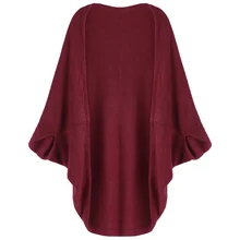 New Solid Open Front Loose Women Cardigans Knitted Coat Autumn Winter Casual Batwing Sleeve Knit Sweater Coat Female Tops Blouse New Solid Open Front Loose Women Cardigans Knitted Coat Autumn Winter Casual Batwing Sleeve Knit Sweater Coat Female Tops Blouse