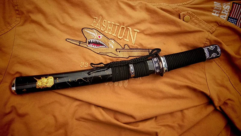 

TANTO SWORDS Handmade Japanese Samurai Sword 9260 Spring Steel Full Tang Blade Short Katana very sharp Functional Sword