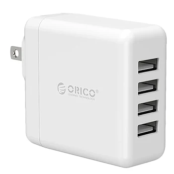 

Dcv-4U 4 Port Usb Charger 5V 2.4A Desktop Smart Charger Adapter For Mobile Phone Tablet Notebook(Us Plug)