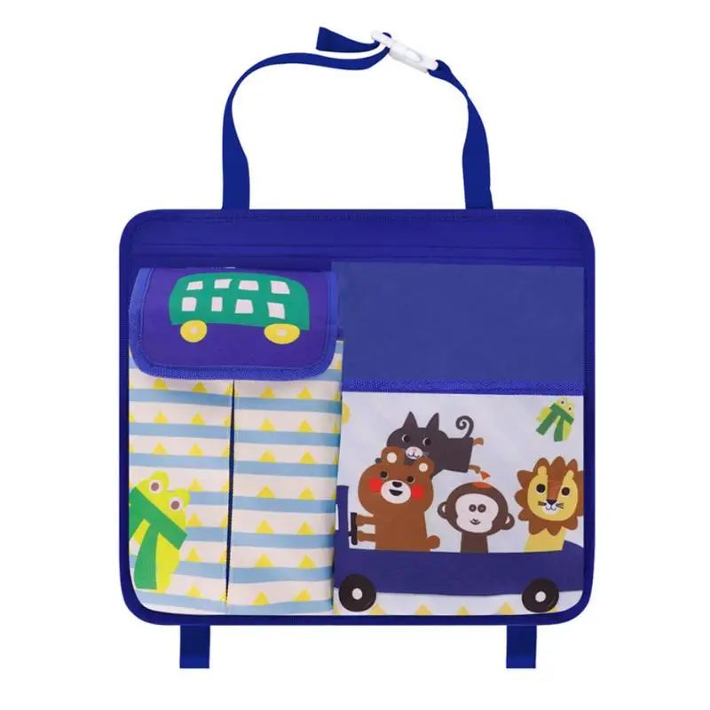 

Car Storage Bag Hanging Seat Hanging Bag Oxford Cloth Seat Back Storage Bag Back Touchable Mobile Phone Car Interior Supplies