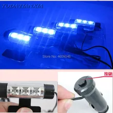 4x 3LED Light Car Interior accessori auto per toyota c-hr mercedes w204 w211 sedile ateca seat leon mk3 opel corsa astra j mokka amg