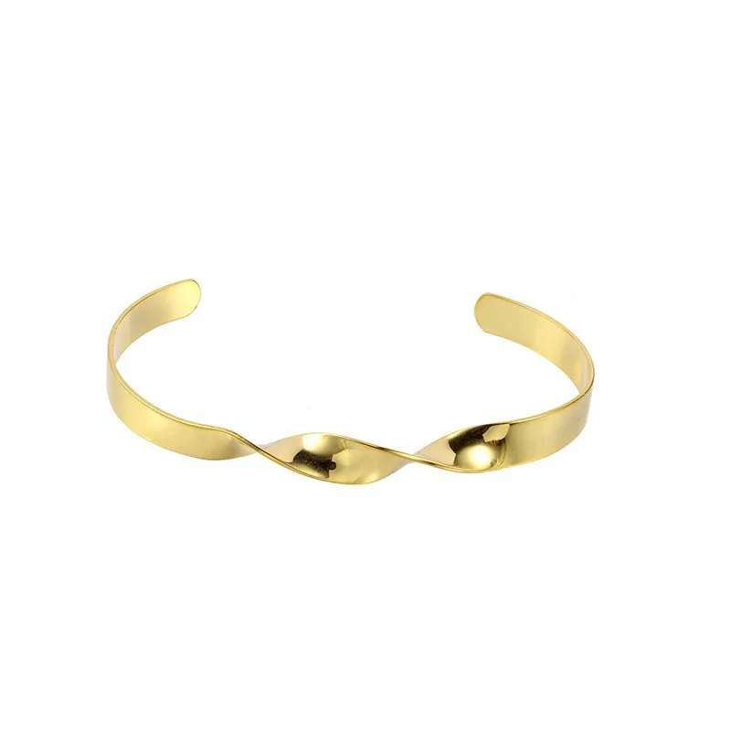 

Bangles Stainless Steel Cuff Bangle Bracelet Smooth Oval Stacking Bracelets Adjustable Open Cuff For Women Men Jewellery