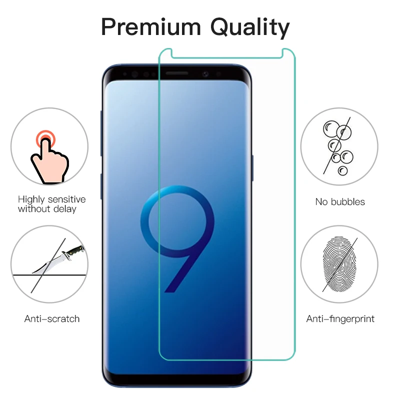 Премиум Закаленное стекло для Samsung Galaxy A6 A5 A7 Plus 2018 A530 A320 S6 S5 Grand Prime Защитная пленка