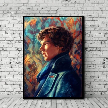 

Sherlock Holmes Poster Canvas Painting Print Wall Art Home Decor No Frame Dropshipping