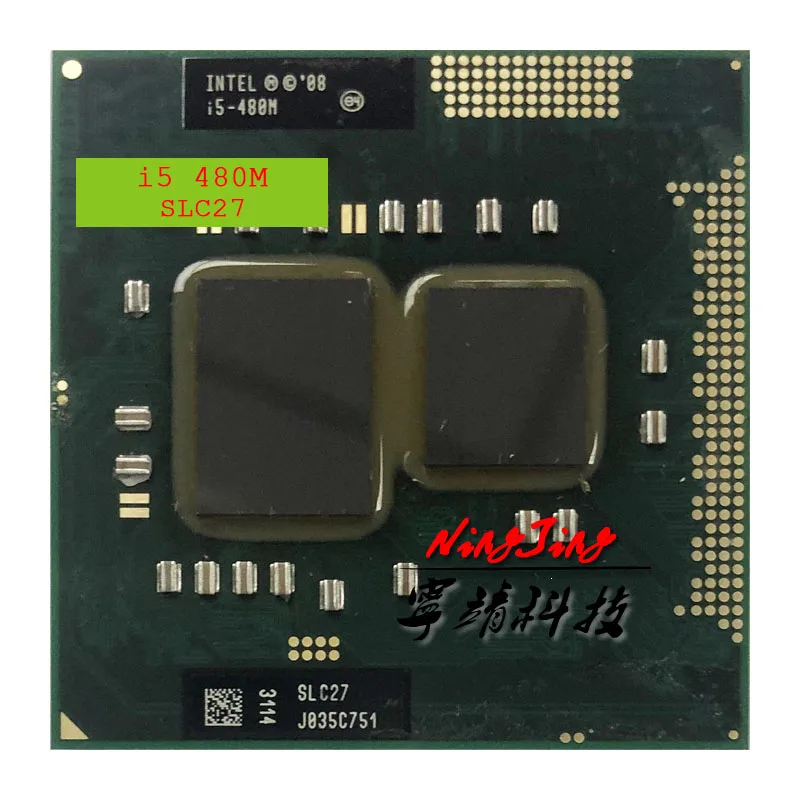 Процессор Intel Core i5 480M SLC27 2 6 ГГц двухъядерный четырехпоточный ЦПУ 3 Вт 35 Socket G1 /