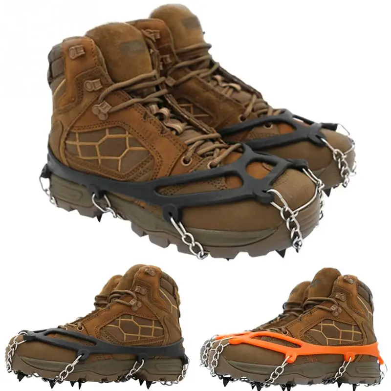 

Ice Gripper Crampons Climbing Snow Shoe Cover Winter Manganese Steel Non Slip crampons