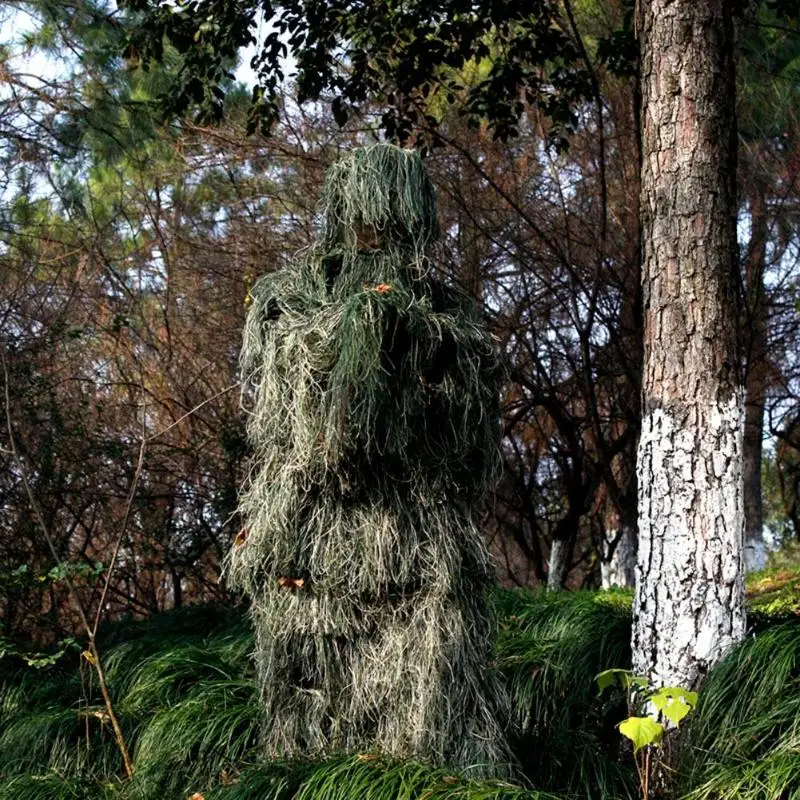 Камуфляжный охотничий костюм Ghillie одежда для секретной охоты воздушной стрельбы