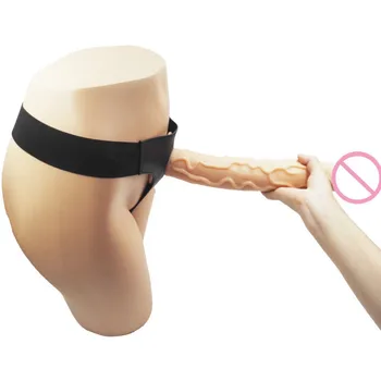 Strapon Suction Cup Dildo With Harness For Lesbian Anal Sex Extreme Big & Super Huge Long Penis Strap-on Ultra Panties 3