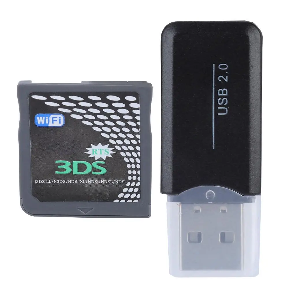 

High Quality RTS 3DS NDS Mini Cartridge Card for Game USB Auto Update Black