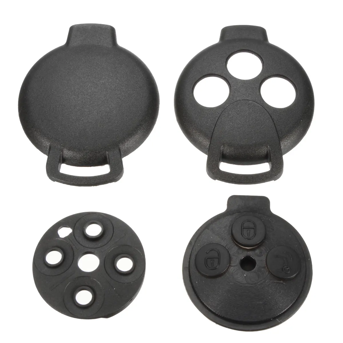 

3 Buttons Remote Key FOB Shell Case For Smart 451 Fortwo Cabrio Roadstar 434MHZ