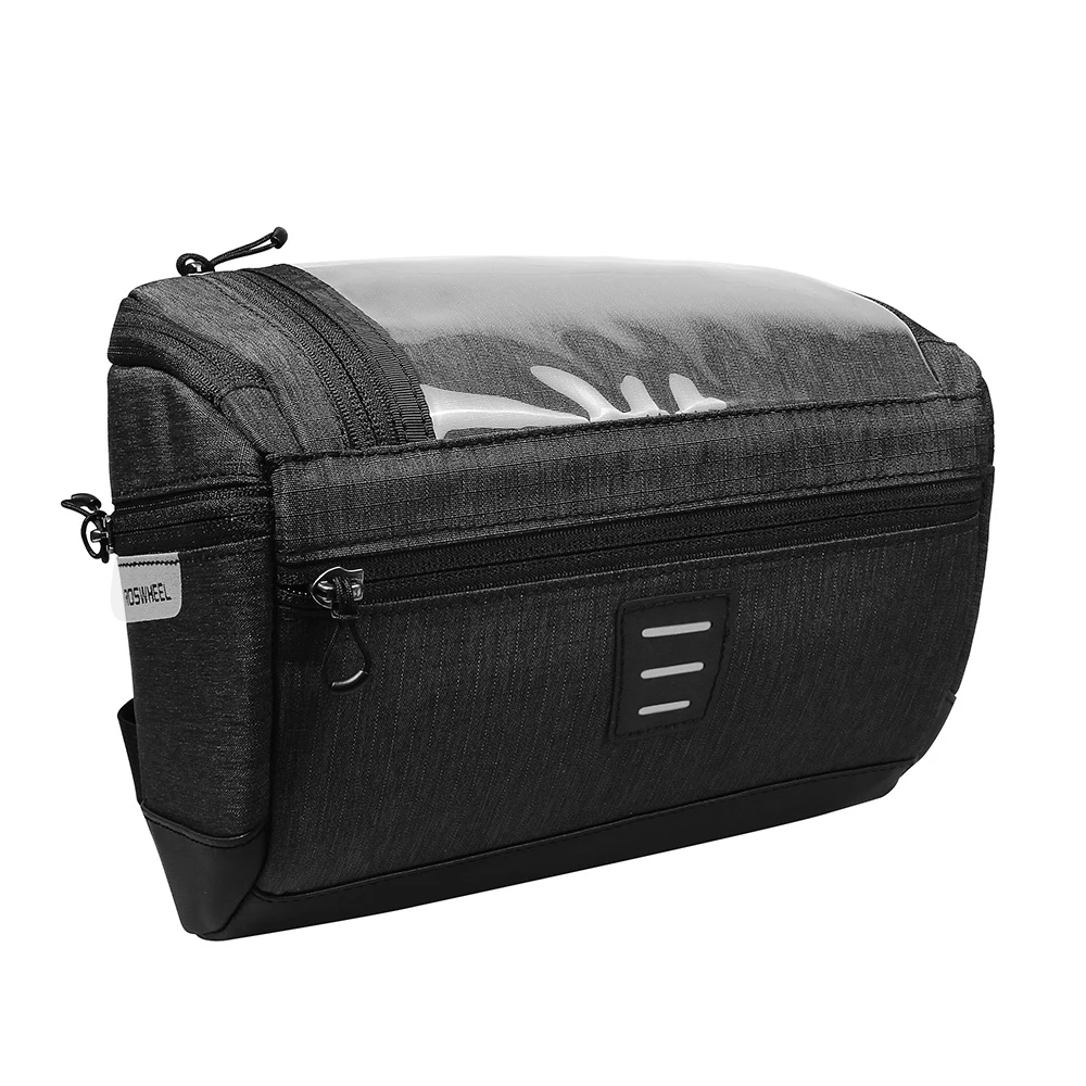 

Waterproof Bike Bag For Bicycle Handlebar Front Frame Bag For Bicycle With 6 Inch Touchscreen Phone Case For Bike