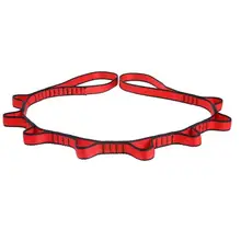 1,1 м антигравитационный для йоги аксессуары подвесной гамак веревка для скалолазания веревка для спортивных упражнений Открытый скалолазание плоский стрейч Z60