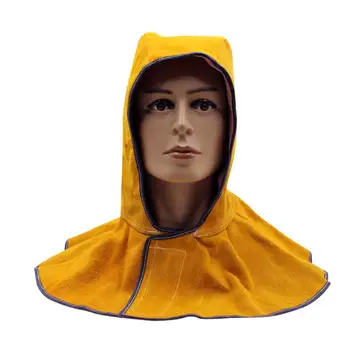 

Leather Welding Helmet Mask Protector Cap Hood For Welder Electric Welding Safety Helmet