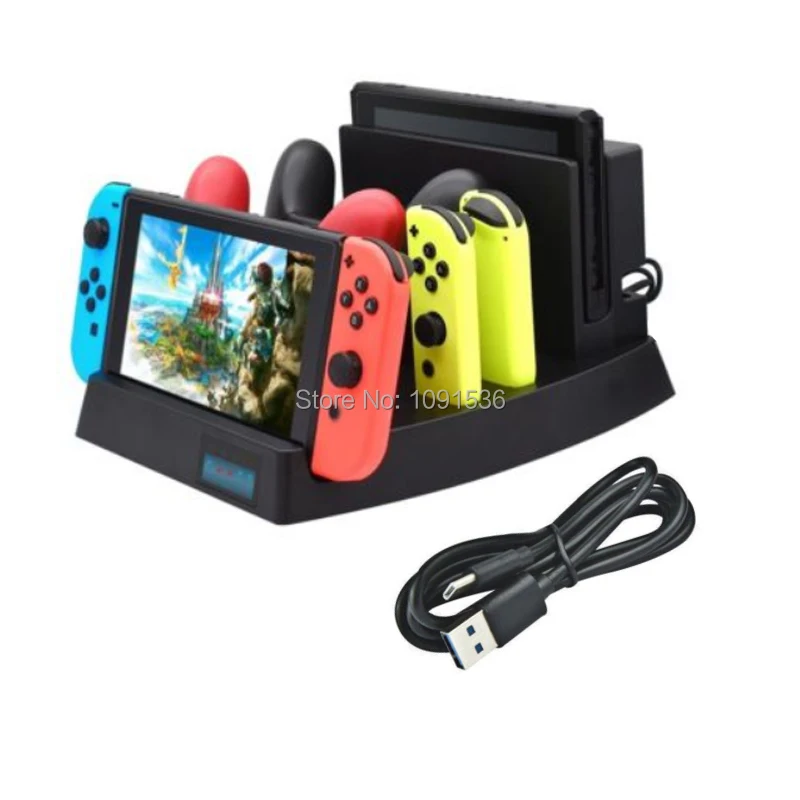 

Multifunction Charging Dock Storing Stand Charge Stand Charger For Nintend Switch Pro controllers and Joy-Cons