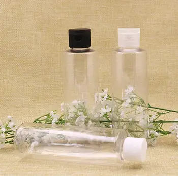 

100pcs 200ml Empty Plastic Lotion Shampoo Refillable Bottle With Flip Top Cap